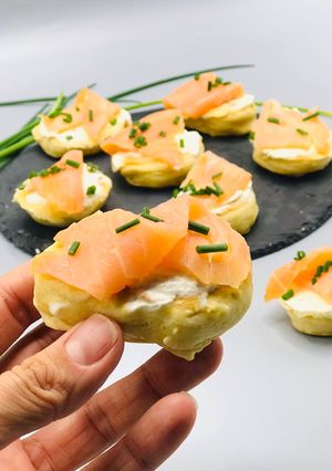 Foto de Canapés de salmão fumado