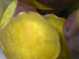 steamed sweet potato
