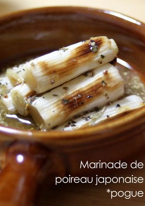 A picture of 5-Minute Grilled and Marinated Leeks.