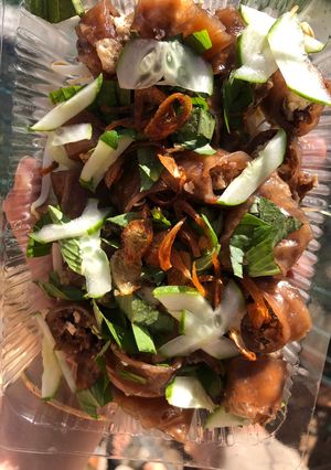Hình của món Eat clean(bánh ướt).