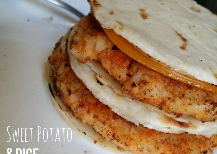 Easiest Way to Prepare Perfect Sweet Potato &amp; Rice Salmon Cake Sliders