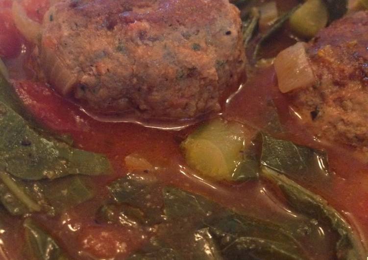 Simple Way to Prepare Any-night-of-the-week Mimi&#39;s Meatballs, Potatoes &amp; Collards