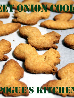 A picture of New Harvest Sweet Onion Sablé Cookies.