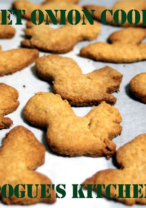 A picture of New Harvest Sweet Onion Sablé Cookies.