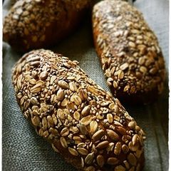 A picture of Rye Bread with Dates and Seeds.