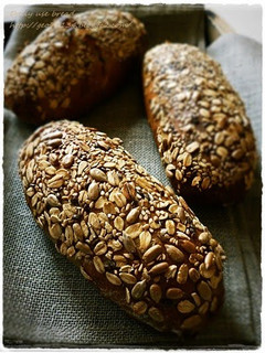 A picture of Rye Bread with Dates and Seeds.