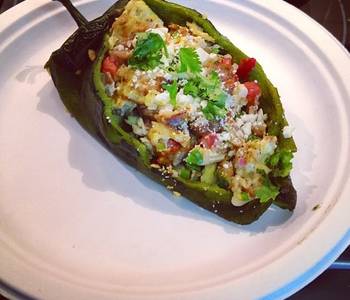 Update, Cooking Recipe Stuffed Breakfast Poblanos Most Delicious
