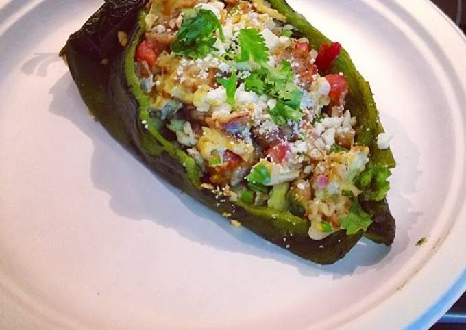 Stuffed Breakfast Poblanos