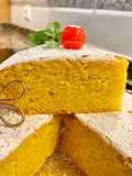 Pastel con zanahoria y almendra (Cake with carrot and almond)