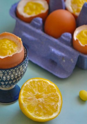 Une photo de Oeufs à la coque de Pâques
