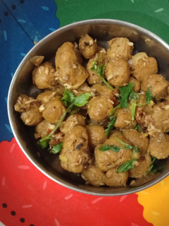 சோயா மிளகு வறுவல்(Meal maker pepper fry)👌👌 செய்முறை முக்கிய புகைப்படம்
