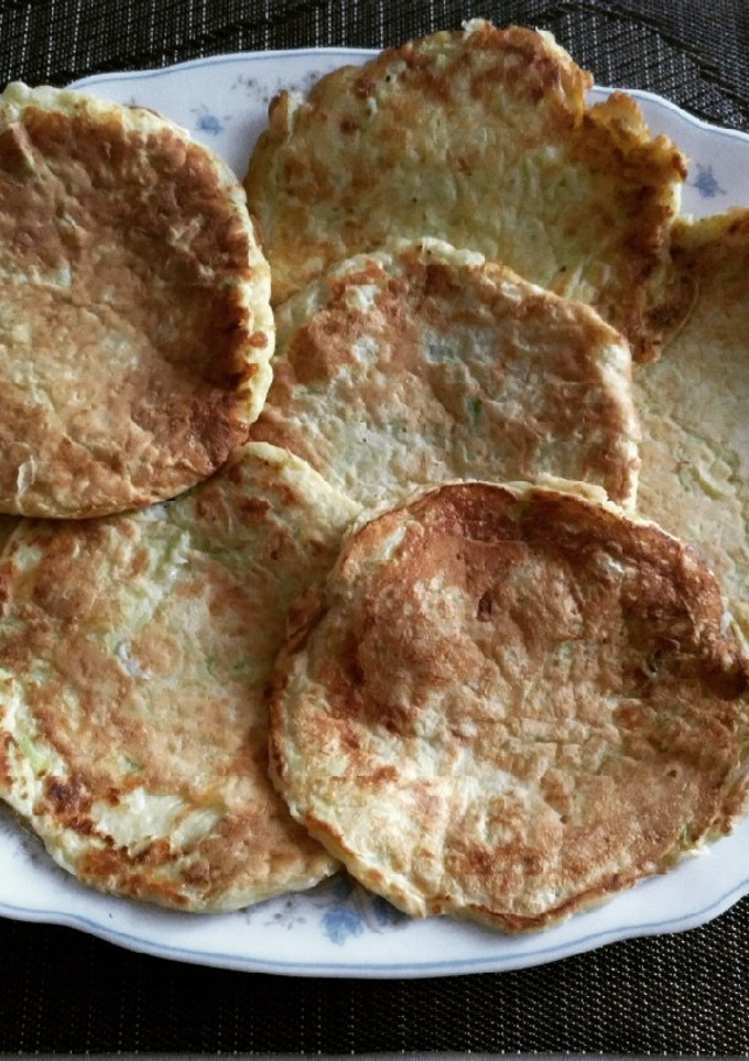 Una foto de Tortitas de calabacín