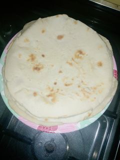 Homemade shawarma bread ainihin hoton girkin