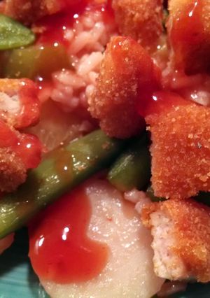 A picture of Lazy Sweet and Sour Chicken.