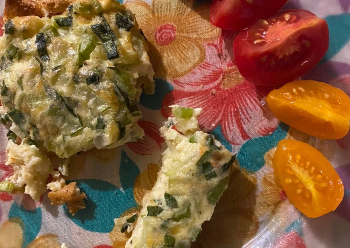 Quiche sans pâte aux légumes