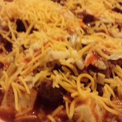 A picture of Chilli Cheese Potatoes.