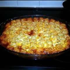 Texas Tater-tot Pie A picture of Texas Tater-tot Pie.