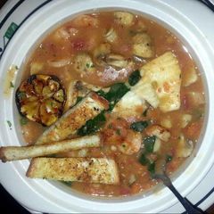 A picture of Chicken, Sausage and Shrimp Gumbo.