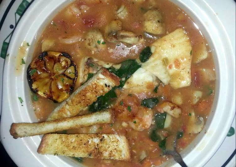 Simple Way to Make Favorite Chicken, Sausage  and Shrimp Gumbo
