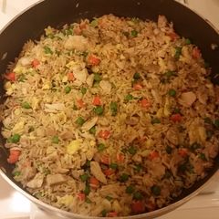 A picture of Turkey Fried Rice.