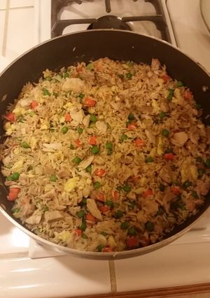 A picture of Turkey Fried Rice.