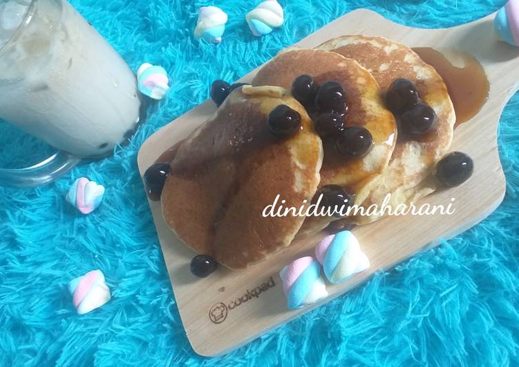 Cara bikin Pancake Boba Pearl , Bikin Ngiler