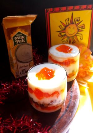 A picture of Orange tiramisu.