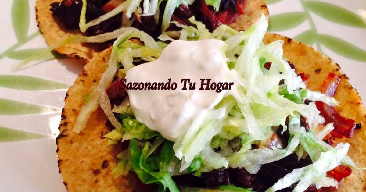 Tostadas de flor de jamaica ? Receta de Mary S Cuellar?Sazonando Tu  Hogar!!! - Cookpad