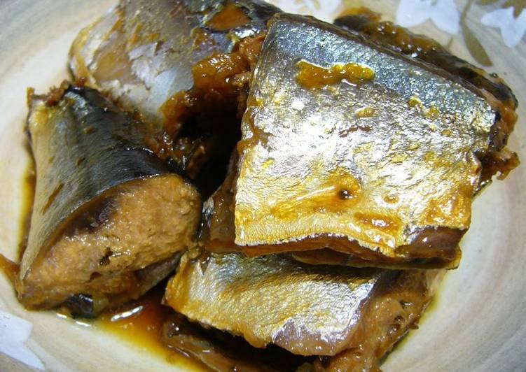 Pacific Saury (or Sardines) Cooked in a Pressure Cooker