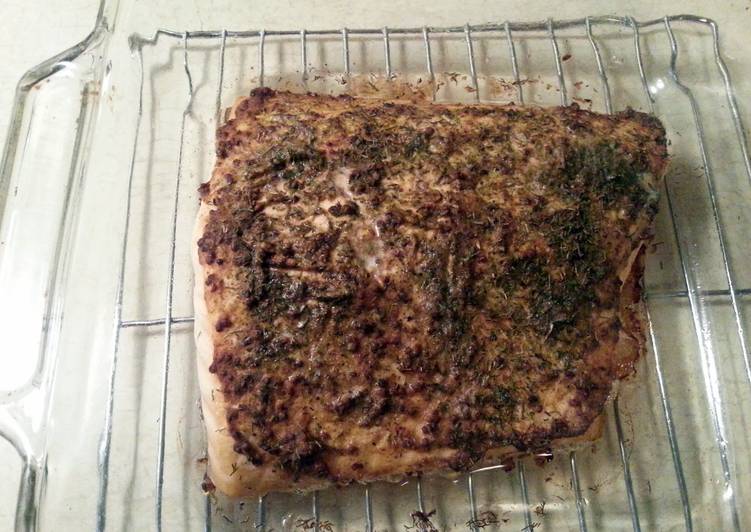 Recipe of Award-winning Baked Salmon - the Best Ever