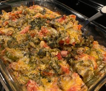 Unique Cuisine Tomato  Eggplant Casserole Yummy