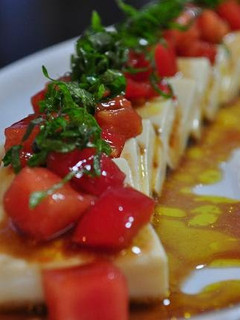 A picture of Chilled Tofu With Tomato.