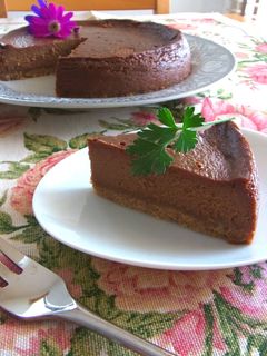 A picture of Caramel Chocolate Cheesecake.