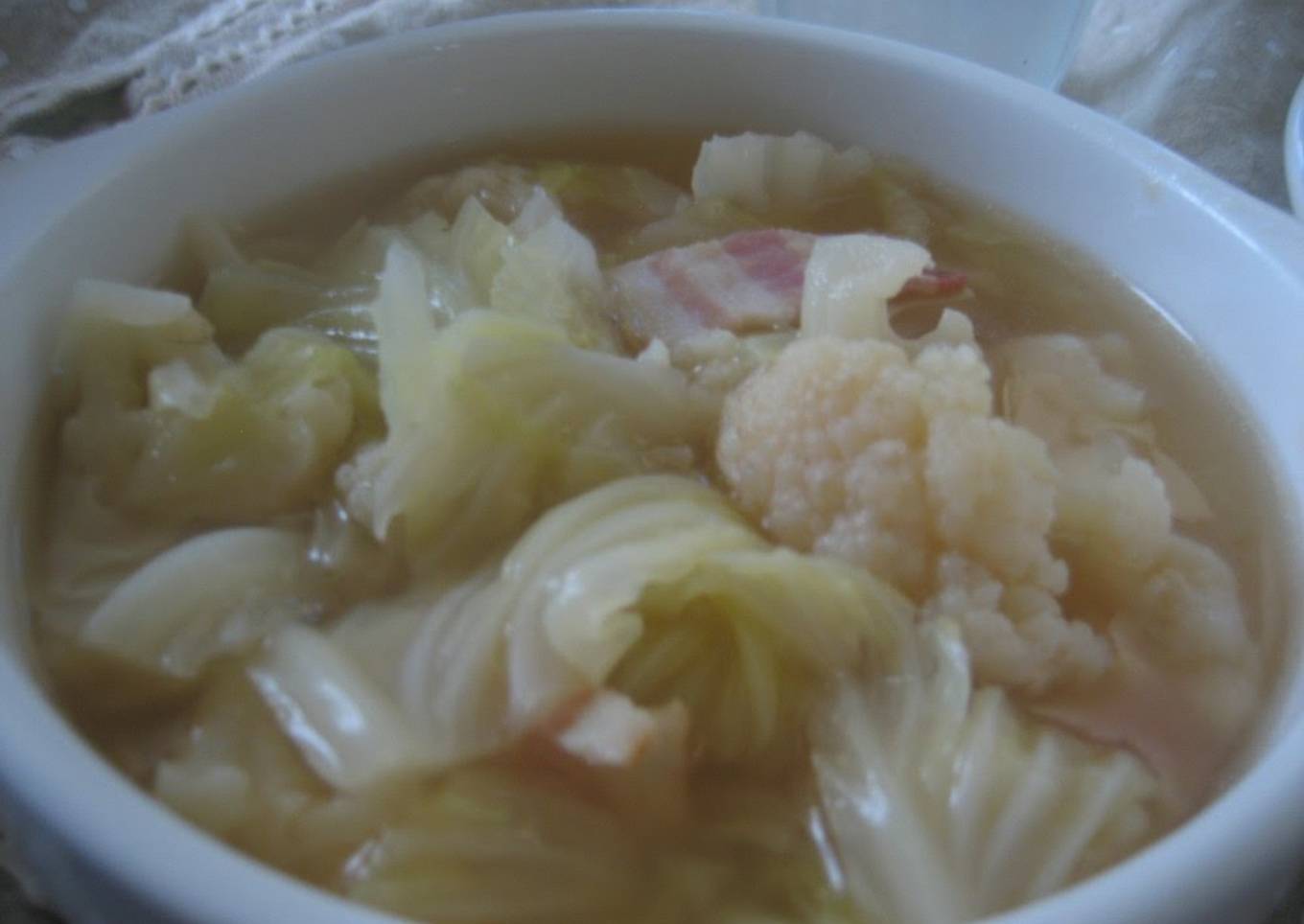 Heartwarming Cauliflower and Cabbage Soup