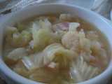 cauliflower cabbage soup
