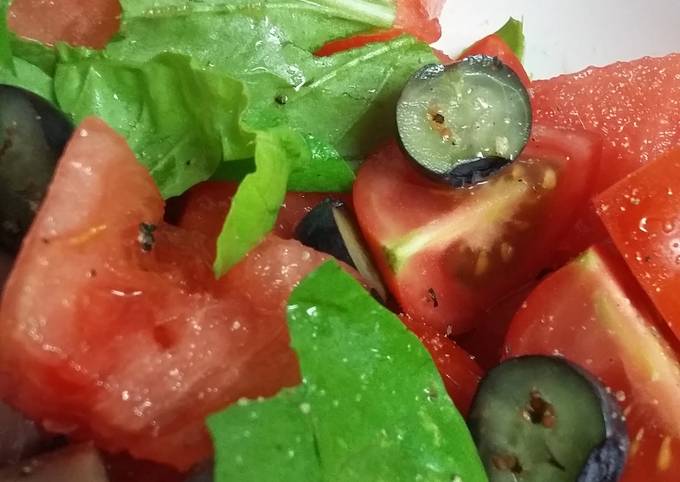 Simple Way to Prepare Any-night-of-the-week Watermelon Arugula Salad
