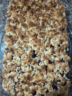 Foto de Crumble de cereja e nozes