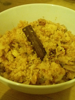 A picture of Chicken and Couscous Tagine.