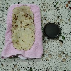 A picture of Banana Roti.