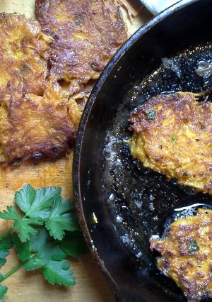 A picture of Sweet Potato Fritters.
