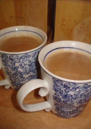 A picture of Masala Chai with Highly Fragrant Spices.