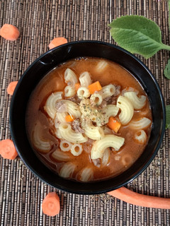 Foto resep Bolognaise Macaroni Soup