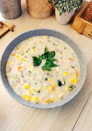 Foto resep Sup Krim Ayam Jagung