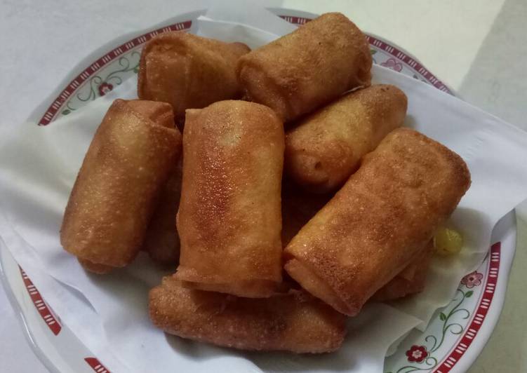Resep Lumpia isi sayur dan ayam, Bisa Manjain Lidah