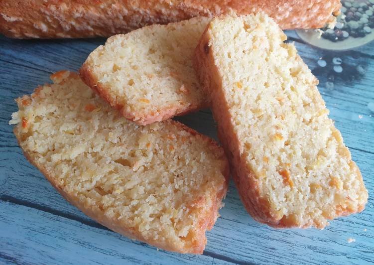 Bizcocho de naranja sin huevos (en thermomix/horno)