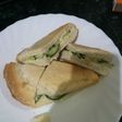 Sándwich de pepino inglés