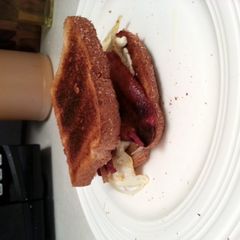 A picture of breakfast sandwhiches.