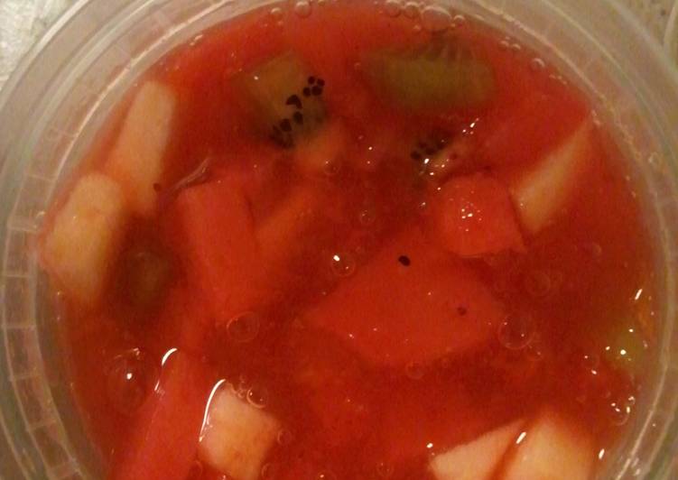 Recipe of Favorite Refreshing fruit jello compote!