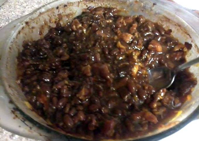 Steps to Prepare Super Quick Homemade twice cooked baked beans