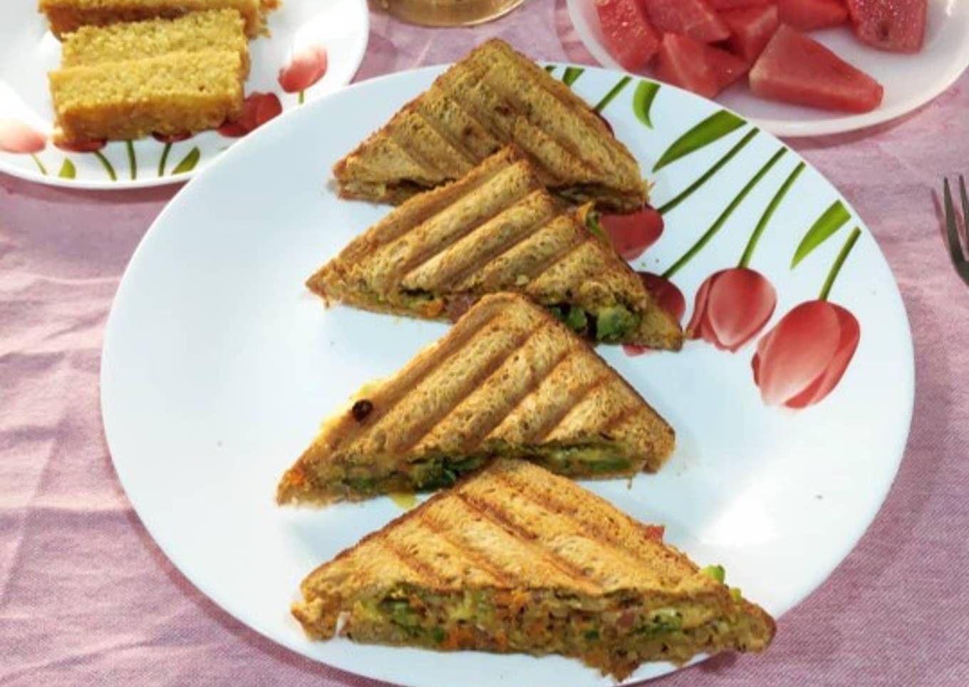 How to Prepare Award-winning Peri peri mix vegetables and cheese
sandwich